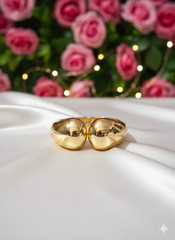 Golden bloom ring