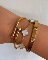 PACK OF 3 LUXE WHITE CLOVER-CARTIER-NAIL