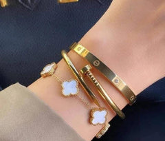 PACK OF 3 LUXE WHITE CLOVER-CARTIER-NAIL