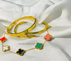 PACK OF 3 LUXE MULTI CLOVER-CARTIER-NAIL