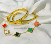 PACK OF 3 LUXE MULTI CLOVER-CARTIER-NAIL