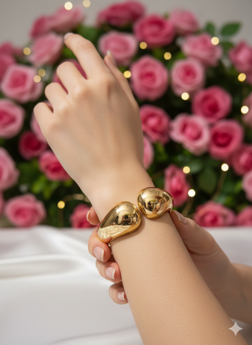 Golden bloom ring