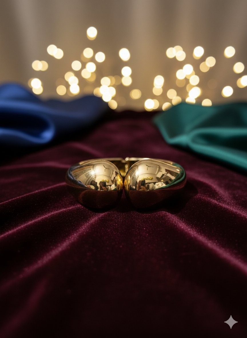 Golden bloom ring