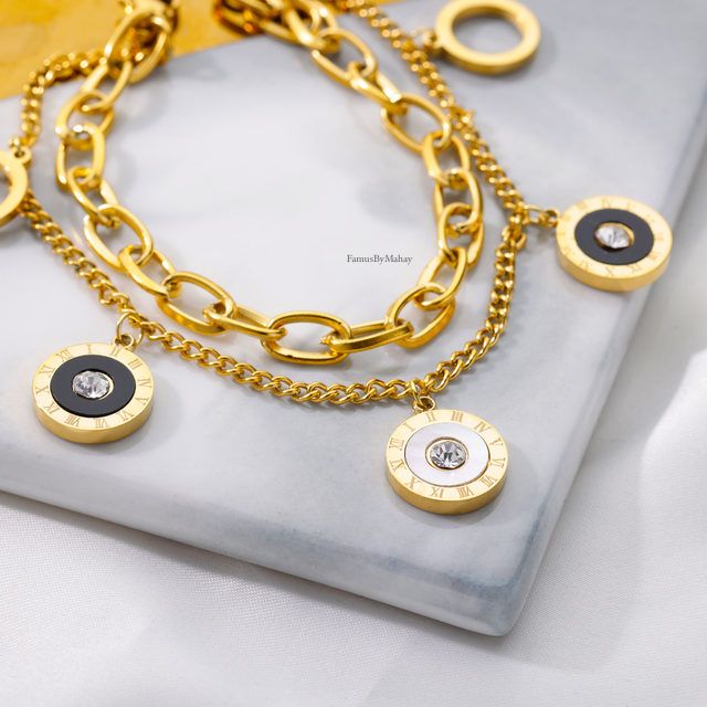 Gold Charm Bracelet