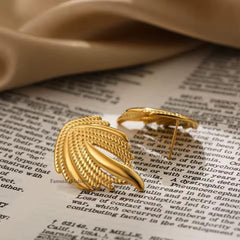 Gold Leaf Earrings